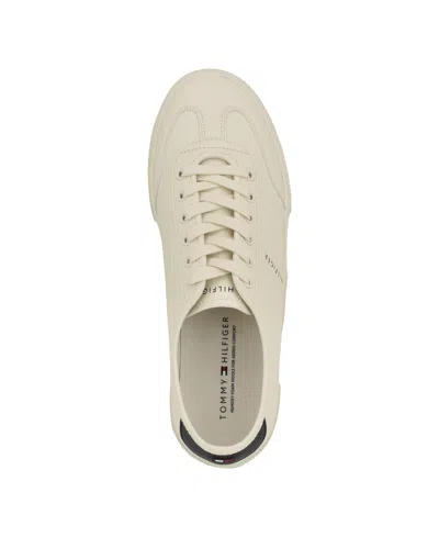 Tommy Hilfiger Pandora Faux Leather Low Top Sneaker In Black