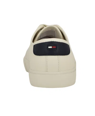 Tommy Hilfiger Pandora Faux Leather Low Top Sneaker In Black