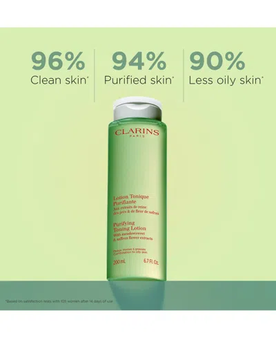 Shop Clarins Purifying Toning Lotion With Meadowsweet, 6.7 Oz. In No Color