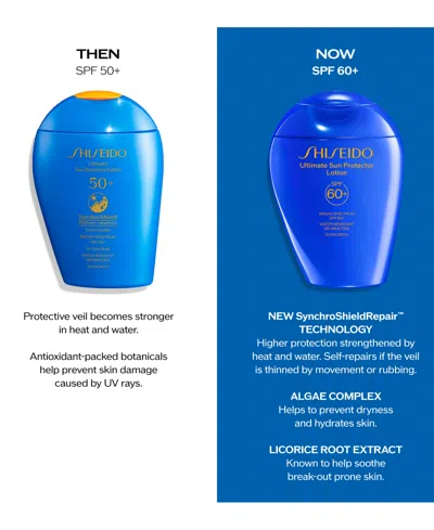 Shiseido Ultimate Sun Protector Lotion Spf 60+, 150 ml In No Color