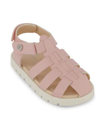 Shop Jessica Simpson Toddler Girls Tia Fisher Puffy Bow Casual Sandals In Blush