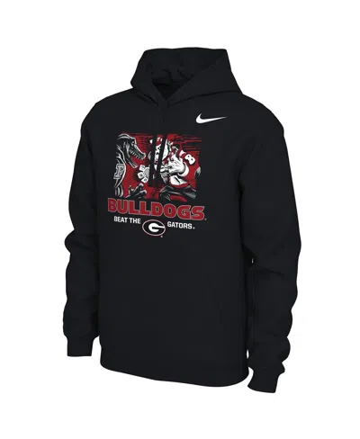 Shop Nike Men's  Black Georgia Bulldogs Fl, Ga Rivalry Pullover Hoodie