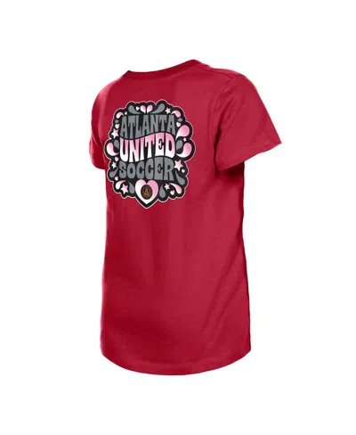 Shop New Era Big Girls 5th & Ocean By  Red Atlanta United Fc Color Changing T-shirt