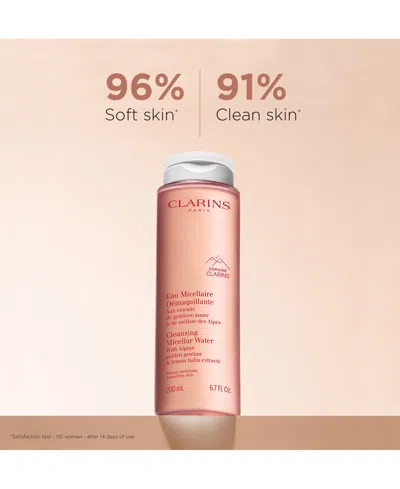 Shop Clarins Cleansing Micellar Water, 6.7 Oz. In No Color