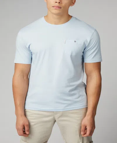 Shop Ben Sherman Men's Signature Pocket Short Sleeve T-shirt In Pale Blue