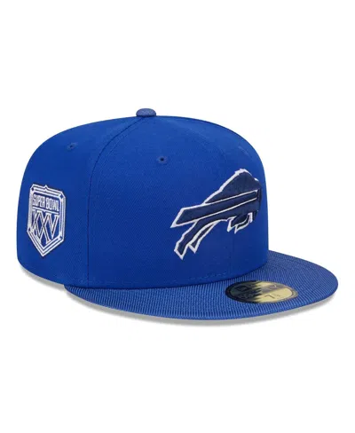 Shop New Era Men's  Royal Buffalo Bills Active Ballistic 59fifty Fitted Hat