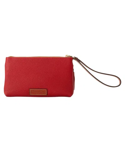Dooney & Bourke Men's And Women's  St. Louis Cardinals Infield Double-zip Wristlet In Red