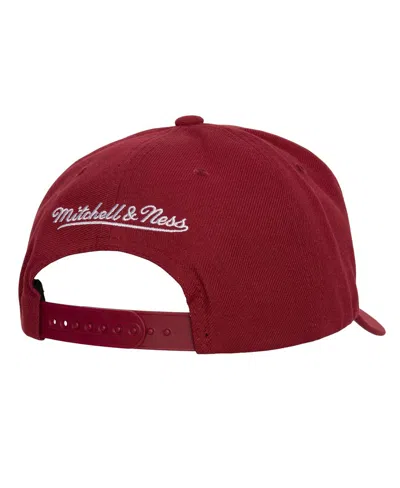 Shop Mitchell & Ness Men's  Burgundy Colorado Avalanche Team Ground Pro Adjustable Hat