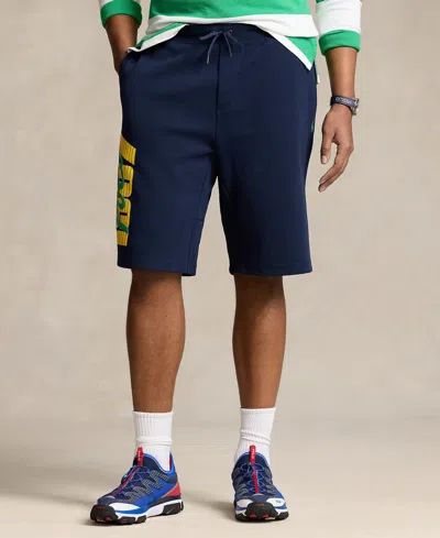 Shop Polo Ralph Lauren Men's Big & Tall Logo Shorts In Cruise Navy