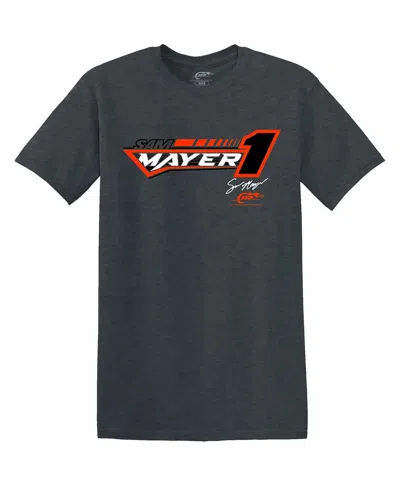 Shop Jr Motorsports Official Team Apparel Men's  Heather Charcoal Sam Mayer Xtreme T-shirt