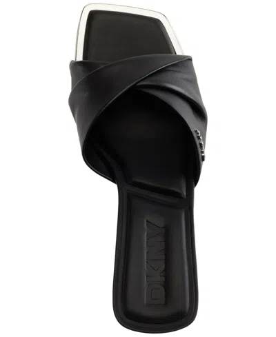 Dkny Women's Jolaine Twist Slide Sandals In Celeste