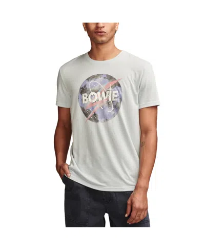 Shop Lucky Brand Men's Bowie Nasa Short Sleeve T-shirt In Winter Sky