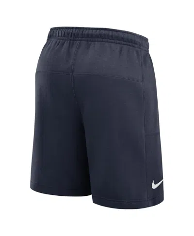 Shop Nike Men's  Navy Chicago Bears Arched Kicker Shorts