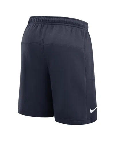 Nike Navy Chicago Bears Arched Kicker Shorts In Navy
