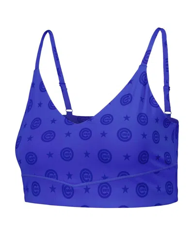 Shop Terez Women's  Royal Chicago Cubs Active Bra