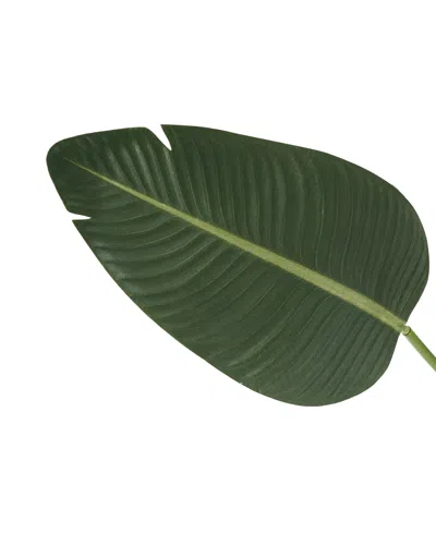 Monarch Specialties 60" Indoor Artificial Floor Bird Of Paradise Tree With Black Pot In Green