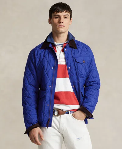 Shop Polo Ralph Lauren Men's The Beaton Water-repellent Jacket In Heritage Royal