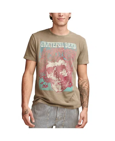 Shop Lucky Brand Men's Grateful Dead Poster Short Sleeve T-shirt In Bungee Cord