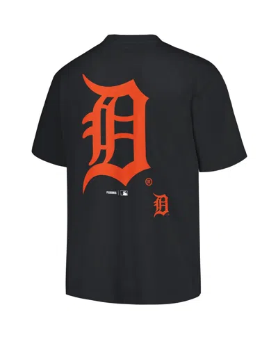 Shop Pleasures Men's  Black Detroit Tigers Ballpark T-shirt
