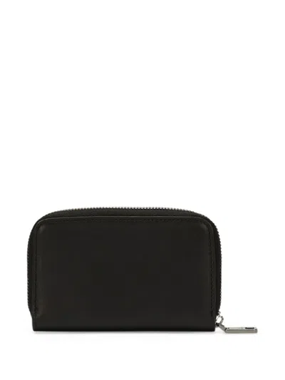 Shop Dolce & Gabbana Leather Continental Wallet In Black