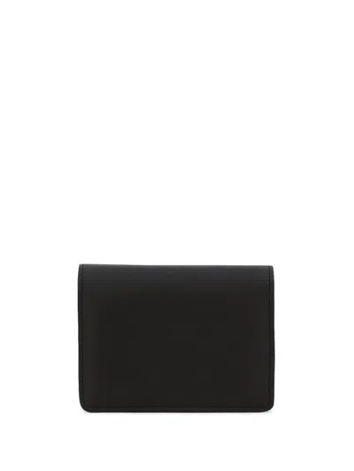 Shop Dolce & Gabbana Leather Continental Wallet In Black