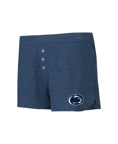 Concepts Sport Women's  Navy Penn State Nittany Lions Team Color Long Sleeve T-shirt And Shorts Set In Navy