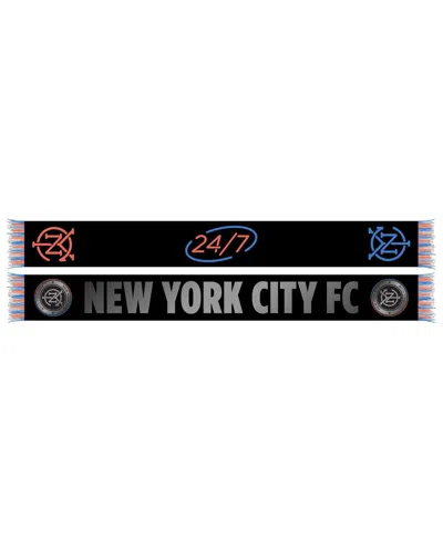 Ruffneck Scarves Black New York City Fc 2024 Jersey Hook Scarf In Black