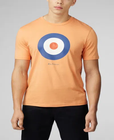 Shop Ben Sherman Men's Signature Target Short Sleeve T-shirt In Orange