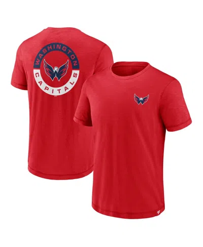 Fanatics Branded Red Washington Capitals High Stick T-shirt In Red