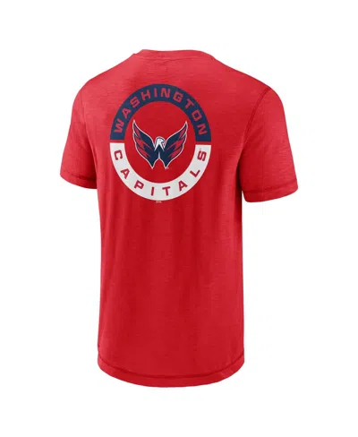 Fanatics Branded Red Washington Capitals High Stick T-shirt In Red