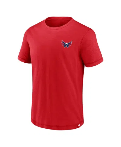 Fanatics Branded Red Washington Capitals High Stick T-shirt In Red