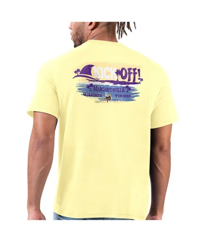 Shop Margaritaville Men's  Yellow Minnesota Vikings T-shirt