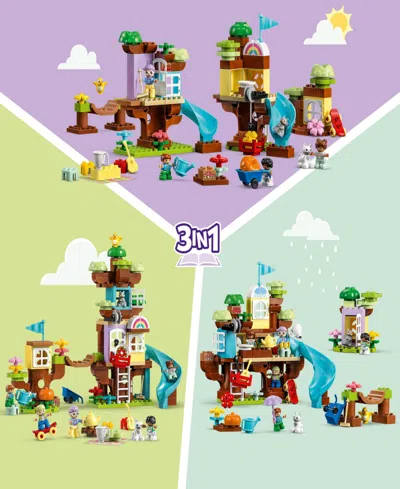 Lego Duplo Town 3in1 Tree House 10993 Building Set In Multicolor