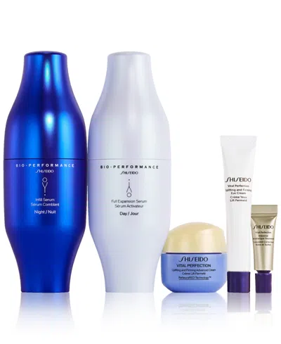 Shop Shiseido 5-pc. Day-to-night Plumping Skincare Set In No Color
