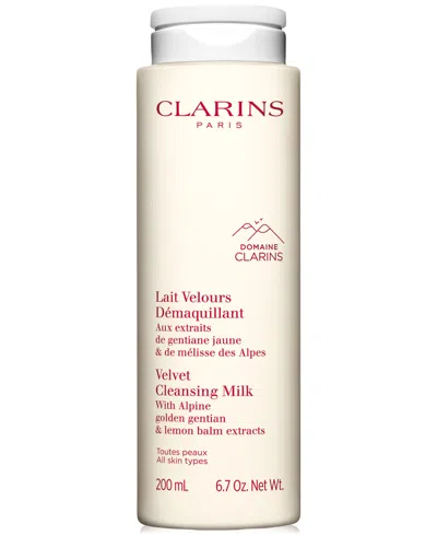 Shop Clarins Velvet Cleansing Milk, 6.7 Oz. In No Color