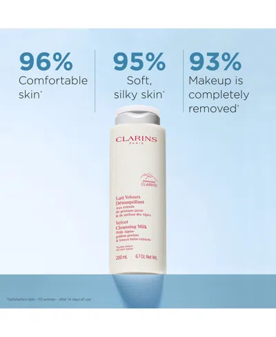 Clarins Velvet Cleansing Milk, 6.7 Oz. In No Color