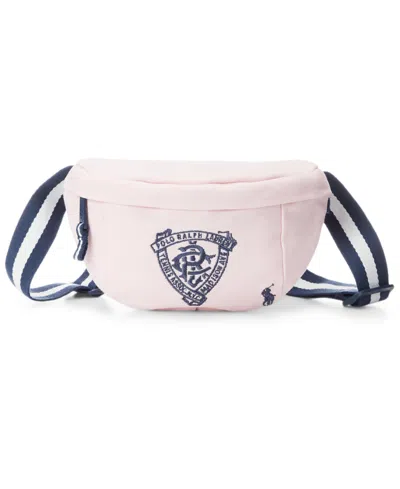 Shop Polo Ralph Lauren Polo Ralph Girls Lauren Maidstone Crossbody Bag In Hint Of Pink