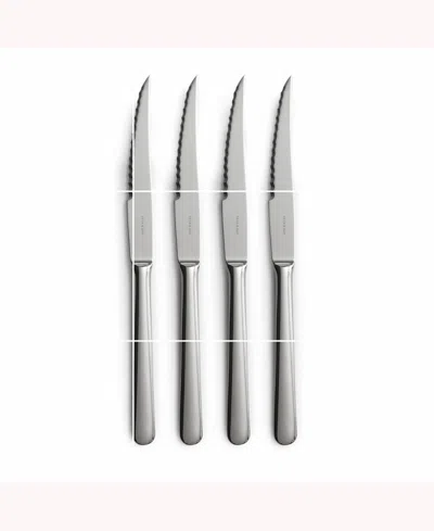 Shop Year & Day Steak Knives, Set Of 4 In Polished Steel