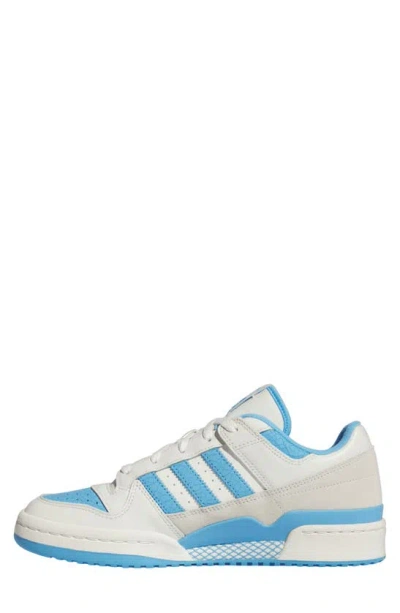 Shop Adidas Originals Adidas Forum Low Basketball Sneaker In Ivory/ Semi Blue Burst/ Ivory