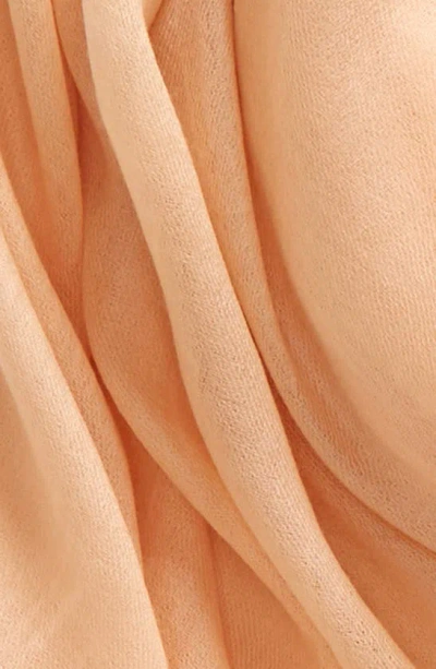 Shop Vince Lightweight Cashmere Scarf In Cantaloupe