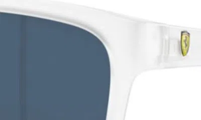 Shop Scuderia Ferrari 58mm Square Sunglasses In Grey