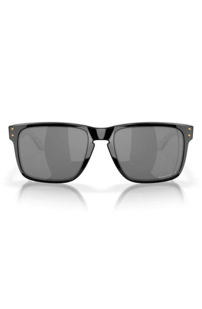 Oakley Holbrook Xl Introspect Square-frame Sunglasses In Black