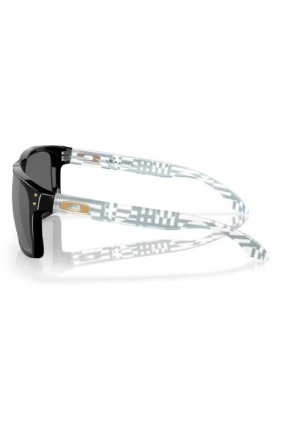 Oakley Holbrook Xl Introspect Square-frame Sunglasses In Black