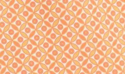 Fair Harbor The Bayberry Swim Trunks In Tangerine Summer Tiles