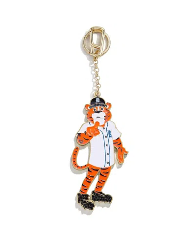 Shop Baublebar Women's  Detroit Tigers Mascot Bag Keychain In Gold-tone