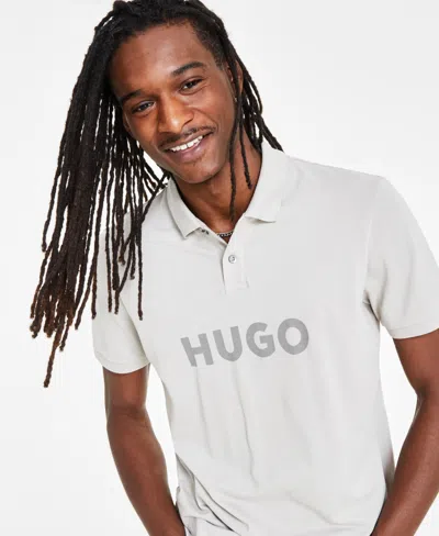 Shop Hugo By  Boss Men's Logo Graphic Polo Shirt In Coconut Cream