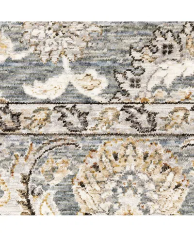 Jhb Design Maharaja 70e Blue And Ivory 6'7" X 9'6" Area Rug In Blue,ivory