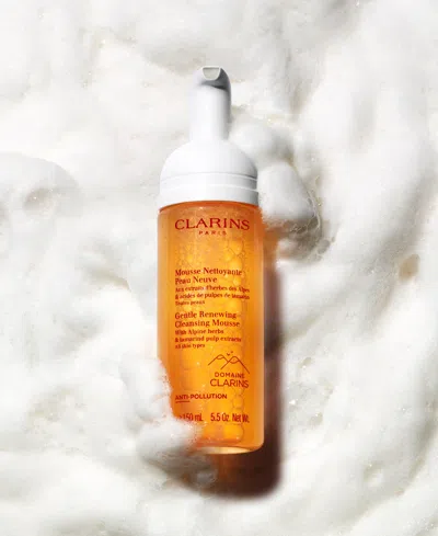 Shop Clarins Gentle Renewing Cleansing Mousse, 5.5 Oz. In No Color