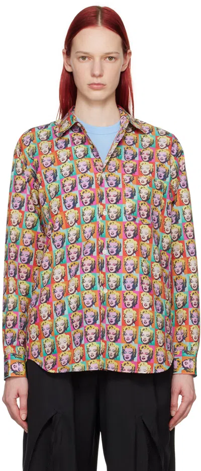 Shop Comme Des Garçons Shirt Multicolor Andy Warhol Shirt In 1 Print C
