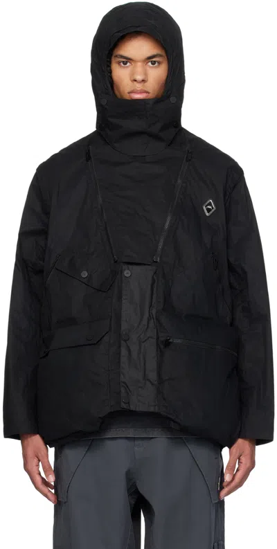 Shop A-cold-wall* Black Storm Jacket In Onyx